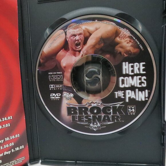 Brock Lesnar "Here Comes the Pain" DVD WWE Wrestling 2003 - Picture 5 of 6